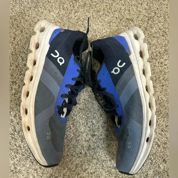 On Running Men's Cloudrunner Shoes - Metal / Midnight 10.5 - Picture 3 of 10